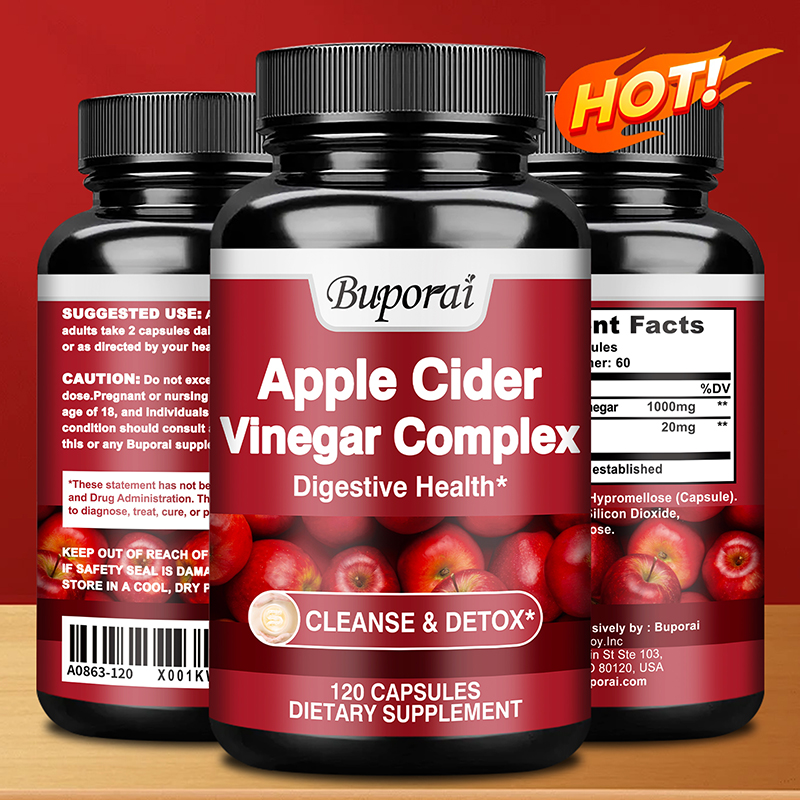 Apple Cider Vinegar Pill - Appelciderazijn - Gezond gewichtsmanagement, biedt ontgifting,