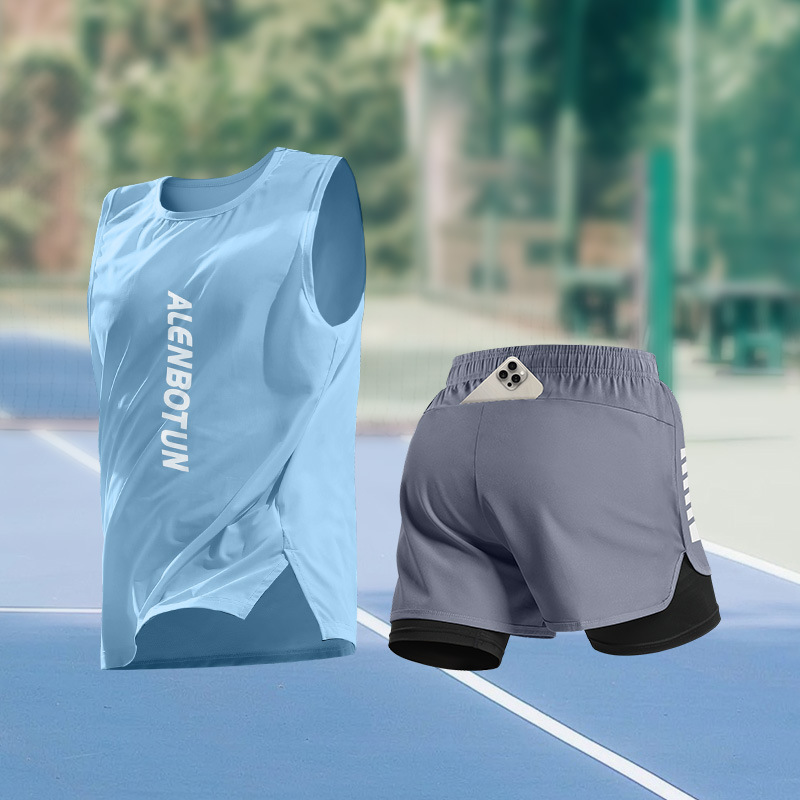 Fitness & Nutrition Lab Zapopan - Heren hardloopsportset Zomer nieuwe collectie Marathontraining